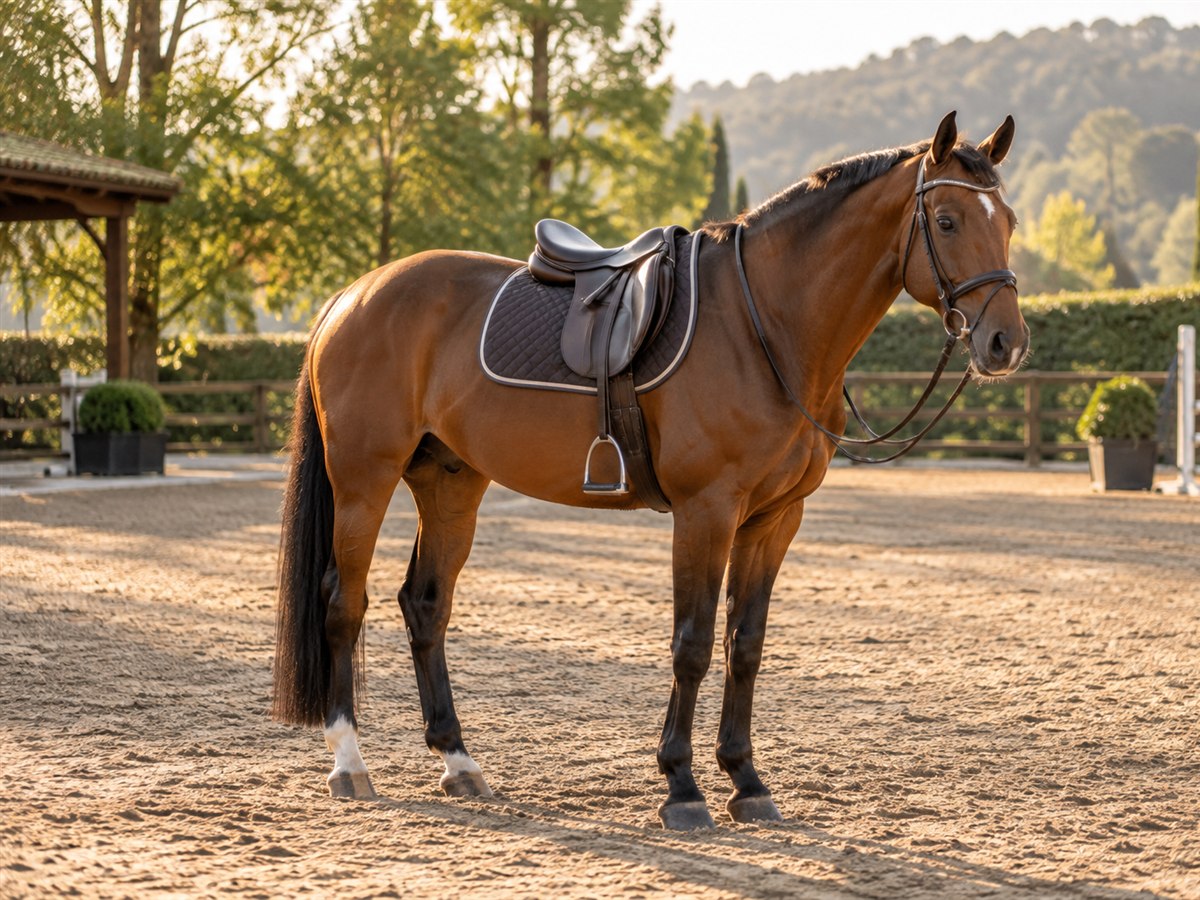 Cavalo da escola no Haras Vida Plena